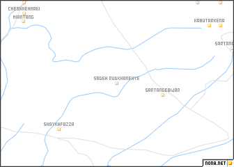 map of Rūdkhāneh-ye Şadeh